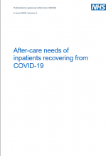After-care needs of inpatients recovering from COVID-19